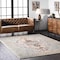 Nuloom Distressed Persian Sarita Area Rug 4ft KKCB23A-S404 - alternate 1